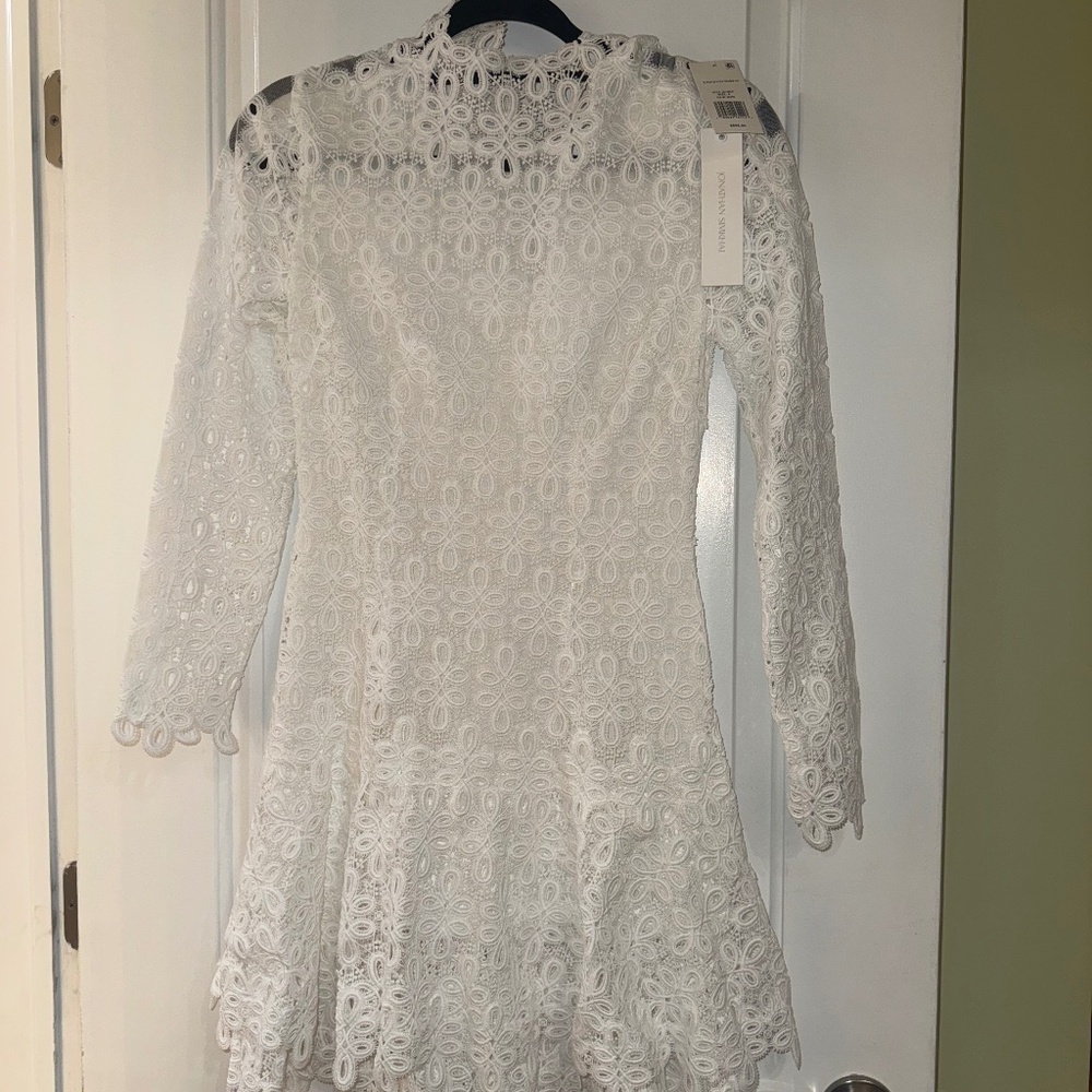 Lace white dress